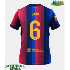 Barcelona Paez Gavi #6 Hemmatröja 2026-27 Kortärmad